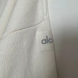 Alo Scholar Cardigan Sweater Ivory L thumbnail 3