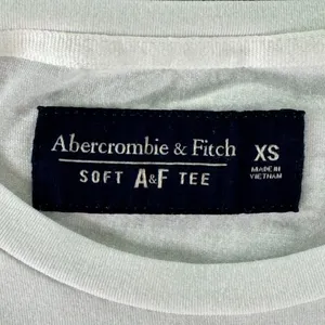 Abercrombie & Fitch Soft AF Tee Sz XS White thumbnail 4