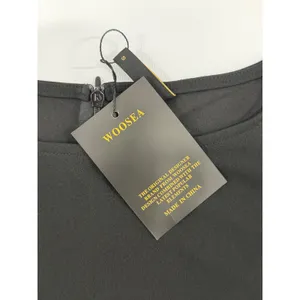 WOOSEA Womens Black High Split Ruffle Bodycon Evening Gown Dress Size S NWT thumbnail 7