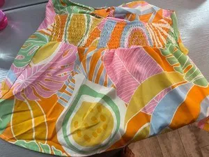 Vacation Tropical Print Tank Top Multiple thumbnail 3