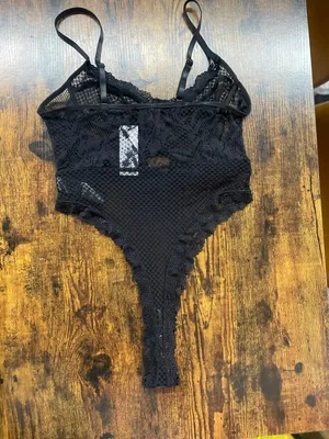 Nasty Gal Mesh And Lace Underwired Cut Out Bodysuit thumbnail 14