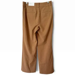 NWT Ann Taylor The Wide Leg Trousers Women’s Size 2 Pleated Brown Career thumbnail 2