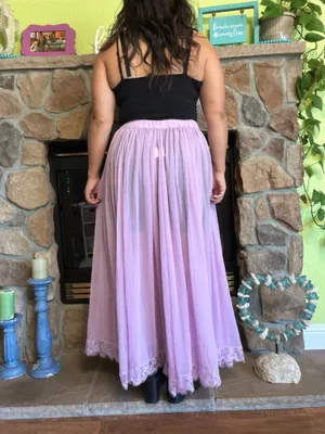 NWT Anthropologie Sheer Maxi Skirt thumbnail 8