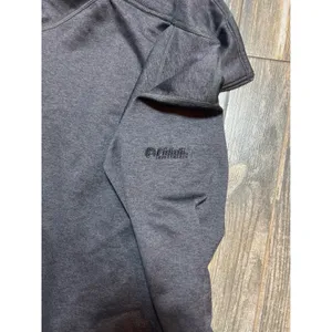 The North Face Womens Large Full Zip Softshell Fleece Jacket Heathered Dark Gray thumbnail 9