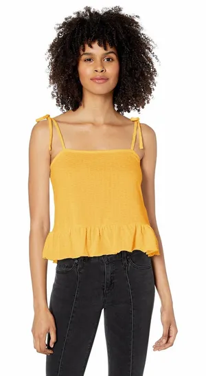NWT!! Billabong Women's Summer Song Cami Tank Sunflower Size XS thumbnail 1