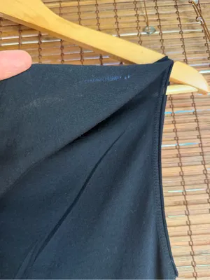 Vintage Hard Tail Forever Black One Shoulder Draped Top Size Small Y2K thumbnail 6