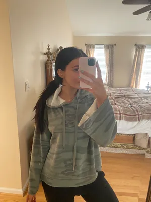 Z Supply Camo Hoodie thumbnail 2