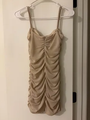 Princess Polly Dress Gold Mini thumbnail 2