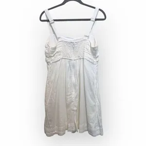 Abercrombie & Fitch White Linen Blend Dress / Romper – Size Large thumbnail 2