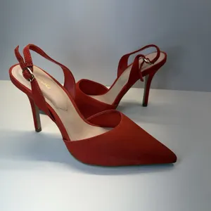 Aldo Stessy‎ slingback pointed-toe heels in a bright coral thumbnail 9