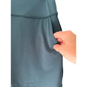 PUMA Golf Blake Piped Knit Skort Small Teal Blue Built-In Shorts Pockets thumbnail 4