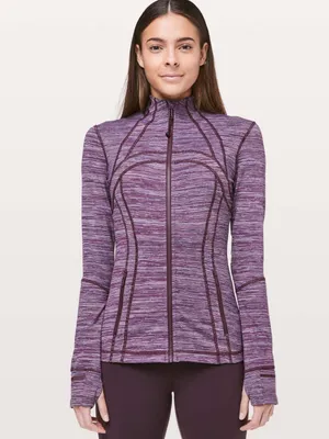 LULULEMON Women’s Define Jacket Edged Stripe‎ Jacquard Blueprint Royal Ruby thumbnail 3