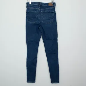 American Eagle Super Hi-Rise Skinny Jeans Womens Size‎ 4 Blue Minimalist Casuali thumbnail 4