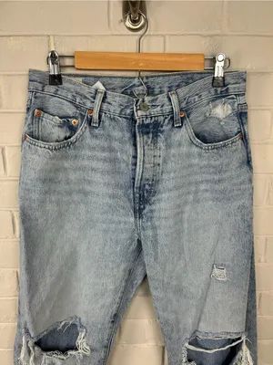 Levi’s Cotton Distressed Denim Jeans Size 29 thumbnail 5