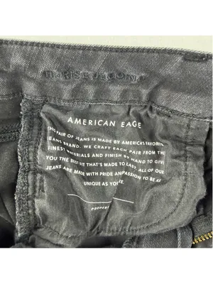 American Eagle Black High-Rise Next Level Stretch Jeggings 10 Short Denim Jeans thumbnail 5