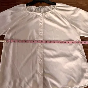 Abercrombie & Fitch Long Sleeve Blouse Button Down Size Small thumbnail 11