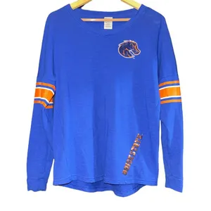 PINK - Victoria's Secret Broncos Sweatshirt XS Boise State College Collegiate Football thumbnail 2