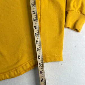 VTG PINK Victoria's Secret Yellow Quarter Zip Pullover Sweatshirt‎ Eighty Six XS thumbnail 6