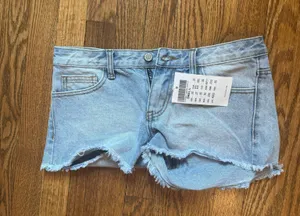 Brandy Melville Jean Shorts thumbnail 1
