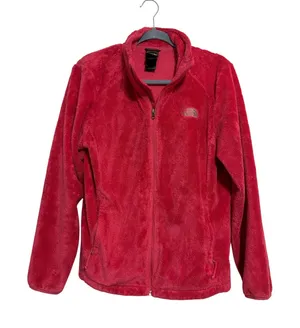 The North Face Osito Fleece Jacket Full Zip Raspberry Pink Soft Plush Large thumbnail 1
