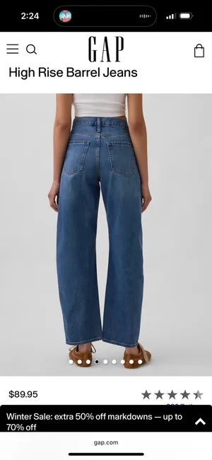Gap Barrel Jeans  thumbnail 3