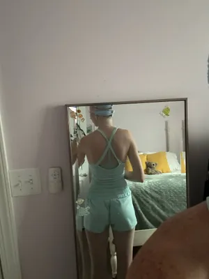 Blue skort romper thumbnail 2