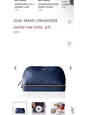 Mark & Graham DUAL TRAVEL ORGANIZER thumbnail 6