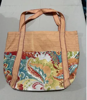 Handmade Floral Paisley‎ Multicolor Beach Hobo Hippie Tote Shoulder Bag Large thumbnail 1