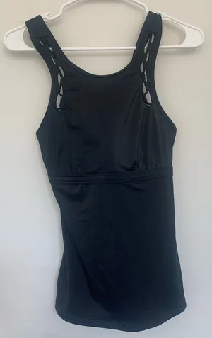 Athleta swim top Cami black 34B/C thumbnail 1