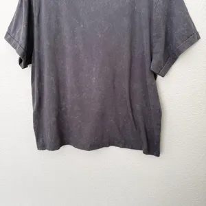 [Messy Bun Just Chillin] Gray Nashville Embroidered Graphic T-Shirt Size Large L thumbnail 8