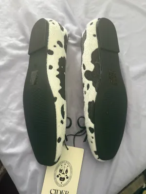 Cider Cow Print Ballet Flats thumbnail 3