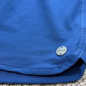 Prana Sunriver Board Swim Short Blue Womens M‎ UPF 50 Fold Over Waist Band NWT thumbnail 4