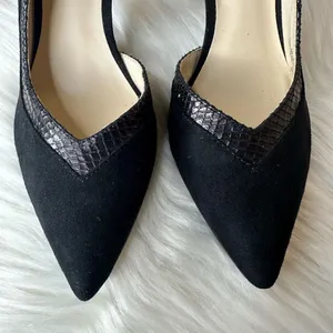 Marc Fisher 'Darnea' Black Pointed Toe Heels Size 5.5 thumbnail 3
