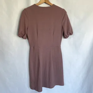 Madewell dusty rose‎ faux wraparound minidress women's size S summer sundress thumbnail 7