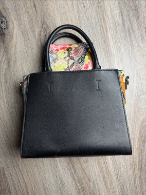 Betsey Johnson XO Chloe Floral Faux Snake Satchel Bag thumbnail 13