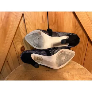 Madison Pink & Black Floral Women's Heels Size 6.5 thumbnail 6