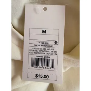 A New Day‎ Womens Short Sleeve Crewneck T-Shirt Winter White Medium NWT thumbnail 4