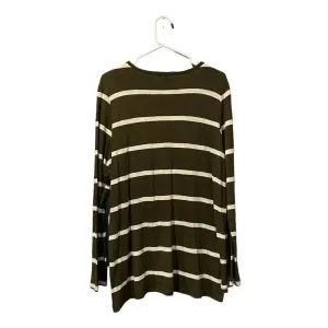 Womens Banana Republic Fitted‎ Hi-Low Tee Long Sleeve Split Hem Logo thumbnail 4