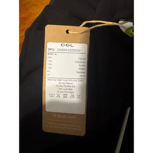 Brand New OGL Women's Size XS Black FuzzLuxe Turtle Neck Split Hem Top thumbnail 3