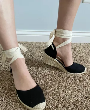 Urban Outfitters Lace Up Wedges thumbnail 3