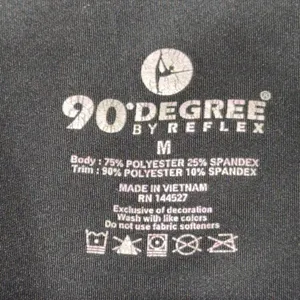 90 Degree by Reflex Women's Medium Black Leggings thumbnail 5