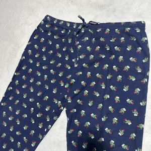 VTG Men's POLO by RALPH LAUREN SZ XL POLO BEAR AOP COTTON LOUNGE PAJAMA PANTS thumbnail 2