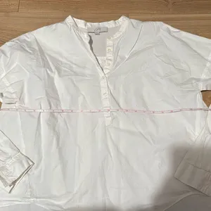 Ann Taylor Loft Size M White‎ Shirt Blouse Top Women thumbnail 3