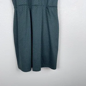 All In Motion Womens‎ Sleeveless Athletic Romper Dress Green Houndstooth Small thumbnail 3