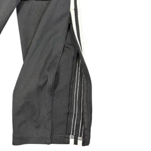 Adidas Climacool Track Pants Womens Medium Black 3 Stripe Zip Ankle Athletic thumbnail 10