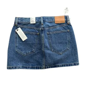 Aritzia Denim Forum ‘90s Ricci Micro Denim Skirt NEW Size 25 Kiss n Tell Bleu thumbnail 4
