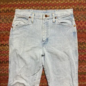 Wrangler Light Wash Slim Fit Cowboy Jeans thumbnail 2