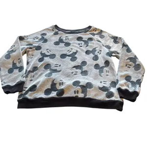 Disney Gray Mickey Mouse Plush Sweater Top thumbnail 5