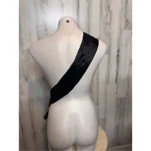 Sexy & single sash Black thumbnail 5