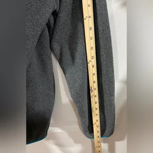 Patagonia Synchilla Snap-T Fleece Pullover Women’s XL Gray Teal Classic Logo thumbnail 8